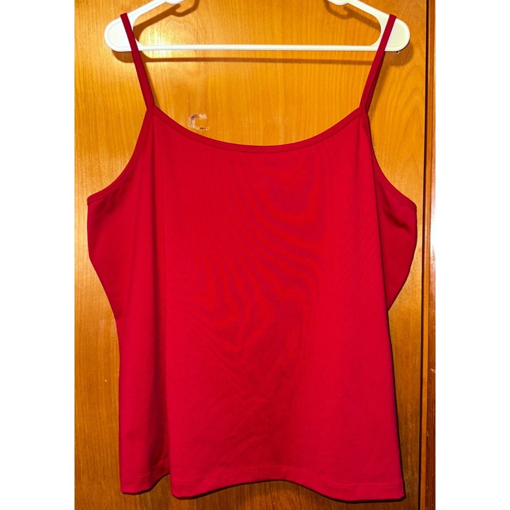 Lane Bryant Red Spaghetti Strap Cami Tank Top Size 18/20